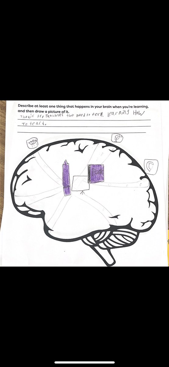We’ve been learning this week about the networks our brain makes when learning new things. Today we collaborated to come up with a plan for learning a new skill!