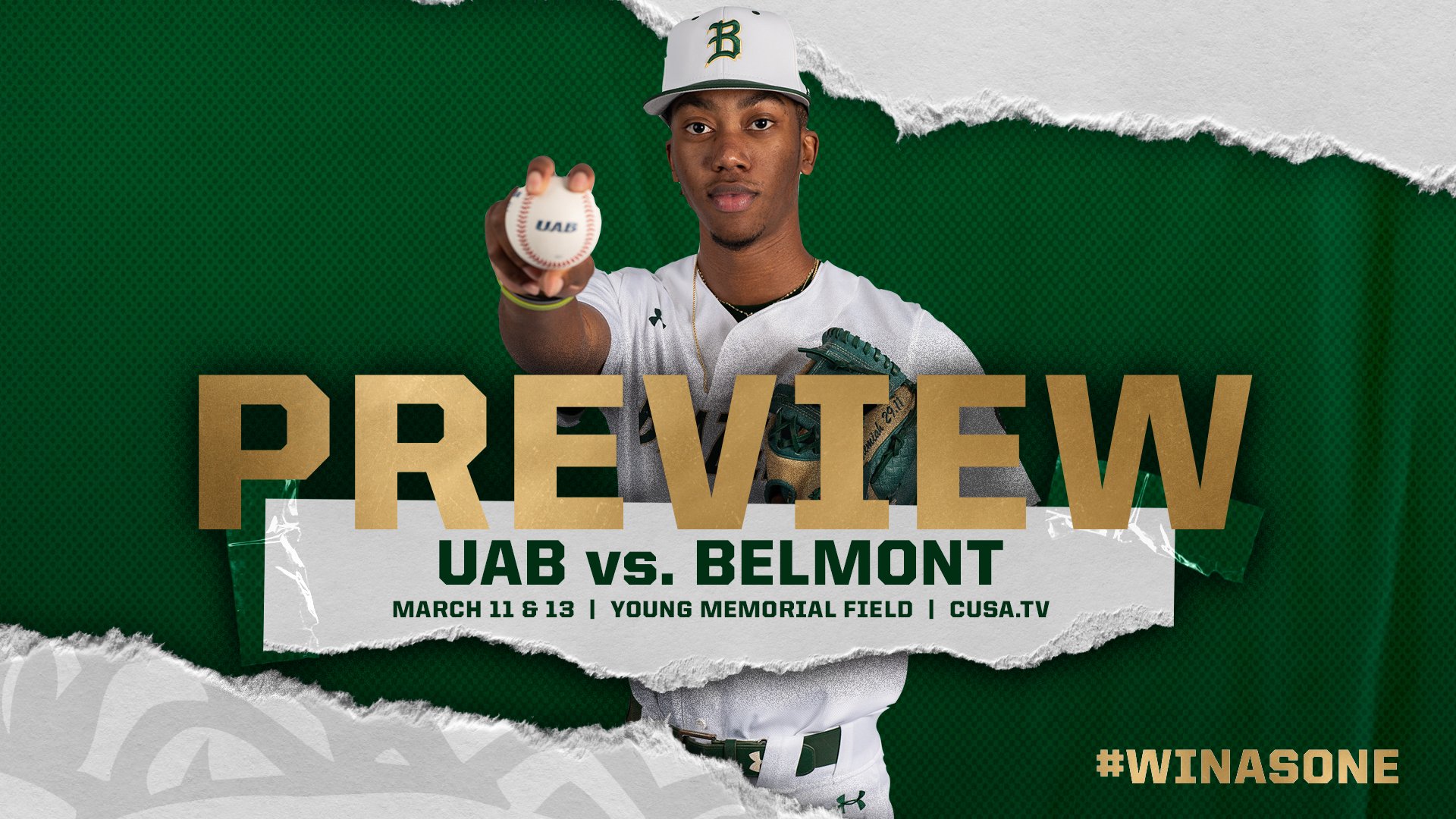 UAB Baseball on Twitter "PREVIEW The Blazers host Belmont for a