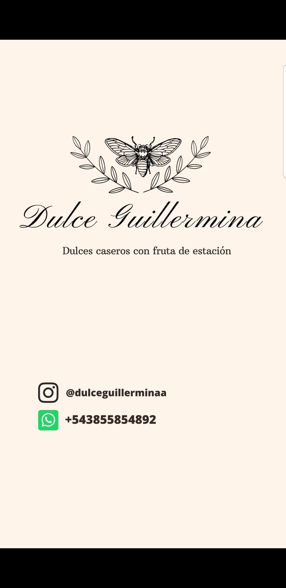 guillesinsuerte's tweet photo. 💫 Dulce Guillermina 💫
Es un emprendimiento de dulces caseros con frutas organicas y de estación, cosechadas en su mayoría en el campo de mis abuelos.
Me ayudarían muchísimo con un rt o mg ❤🥰 https://t.co/7LcK6u7etS