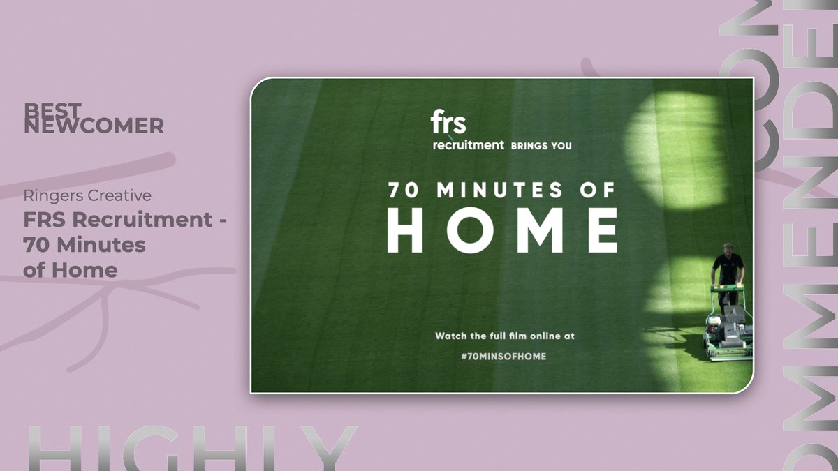 EuropSponsAssoc's tweet photo. 🏆 Best Newcomer – highly commended:
FRS Recruitment – 70 Minutes of Home
Well done! @FrsRecruitment @officialgaa @RingersCreative
For more on the campaign 👉 https://t.co/uKZ1qsTDXB
#ESAawards #70MinsOfHome https://t.co/1V0glAymYD