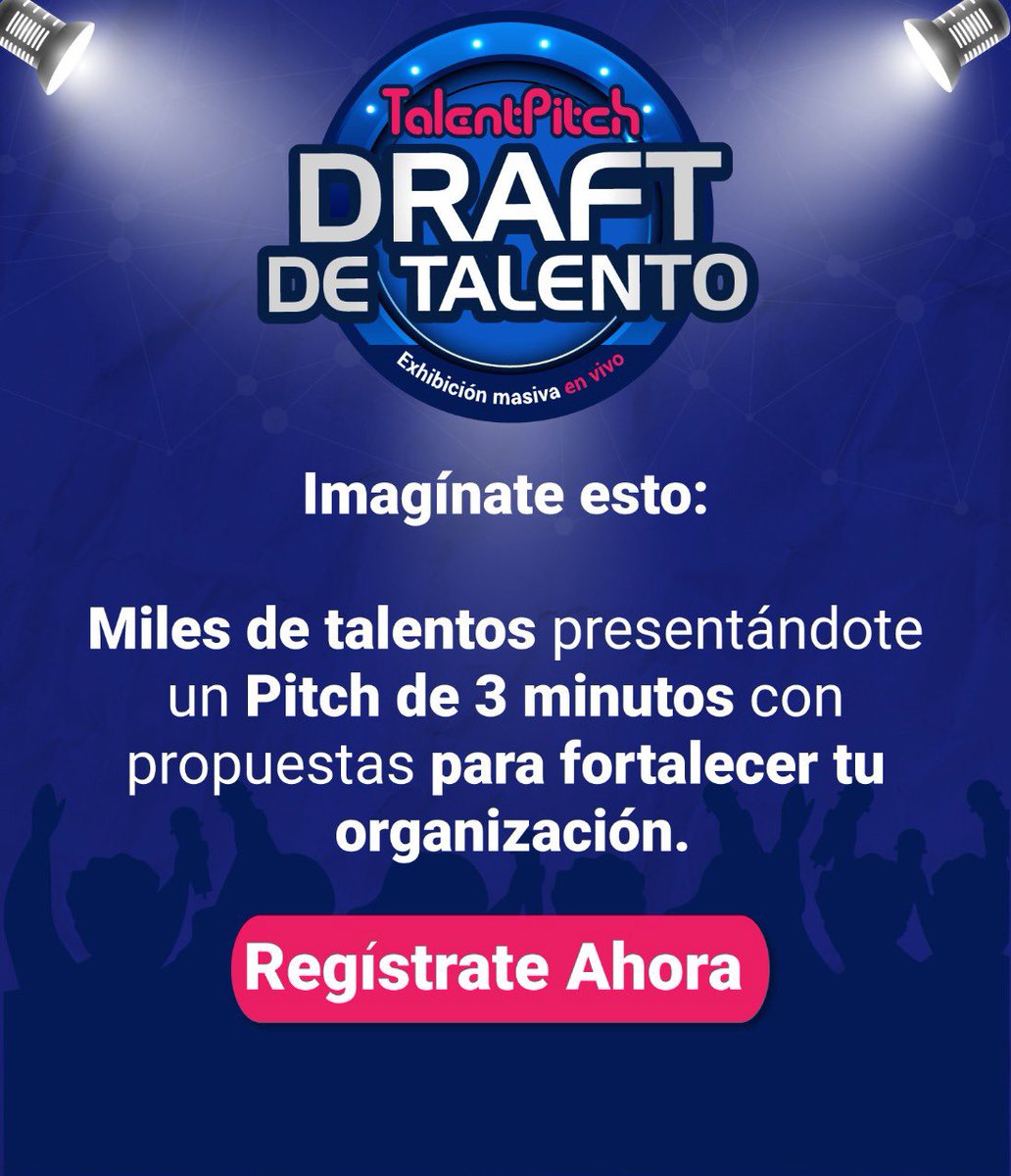 talentpitch_'s tweet photo. ¡Ya lo imaginaste, ahora hazlo realidad! 💬💪🏼
Porque en los #DraftDeTalento conectas de forma divertida y eficiente con miles de talentos que tienen los perfiles que buscas 🧑🏽💻
Regístrate ya: https://t.co/NTFjNhZMio https://t.co/3EeruHPMVH