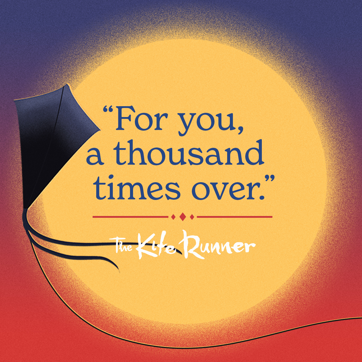 Whether you’re a longtime admirer of Khaled Hosseini’s novel or a new fan, get ready to feel the power of The Kite Runner on stage this summer.
