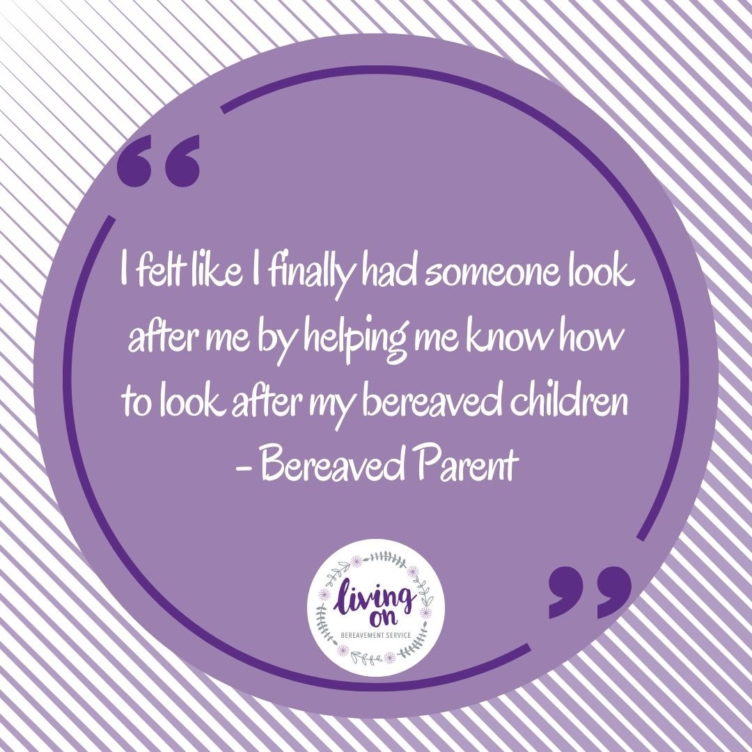 LivingOn00's tweet photo. Another special testimonial from one of our parents 💜 #testimonialthursday #livingon #grief https://t.co/ieHItgZOKg