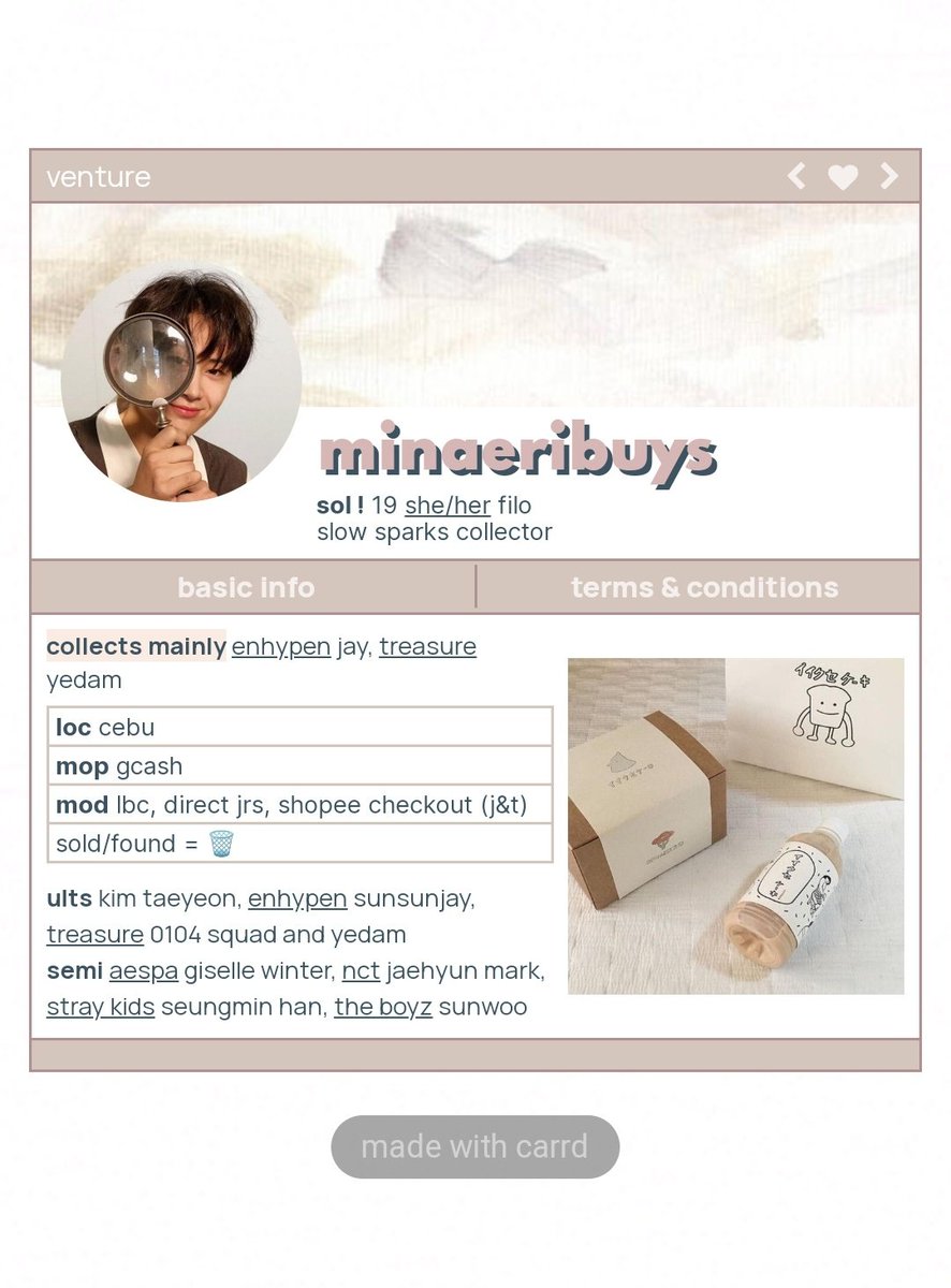 minaeribuys's tweet photo. 📓 mail : #minaericeives . .  .ᐟ ✷

i absolutely love my new carrd! thank you so much @02crts for this pretty thing. super glad to avail your comms. it's really nice and very affordable rin. i appreciate your time and effort for this. till next time po. thank you 💗

#by02 https://t.co/spXUe01Q53