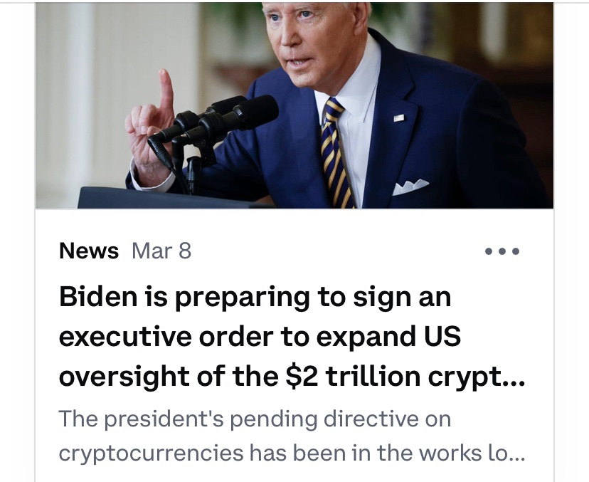 Innovation precedes regulation. Sadly too many poor countries regulate before innovation. 

Now that the crypto market is thriving and can cause systemic issues, the federal government is now seeking to expand oversight.