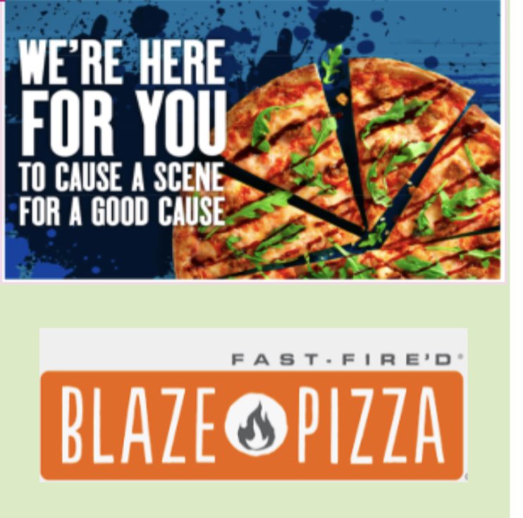 KKlightfoot's tweet photo. Support Kortright Hills PS @KHPS23 order from Blaze Pizza tonight from 5:00-8:00! Use code 1347A! https://t.co/jNd7tRy4Ih