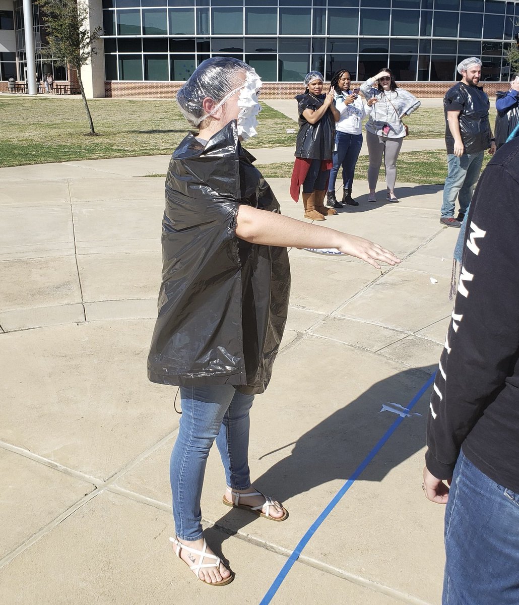 PaetowDecathlon's tweet photo. Your @PaetowHS Acadec coaches will do anything to support a good cause. Glad to help fundraise for our new African Culture Club! 🥧🤪  #IsItSpringBreakYet? @MrNesossi @HEscamillaPHS https://t.co/3dMY9K9aJ2