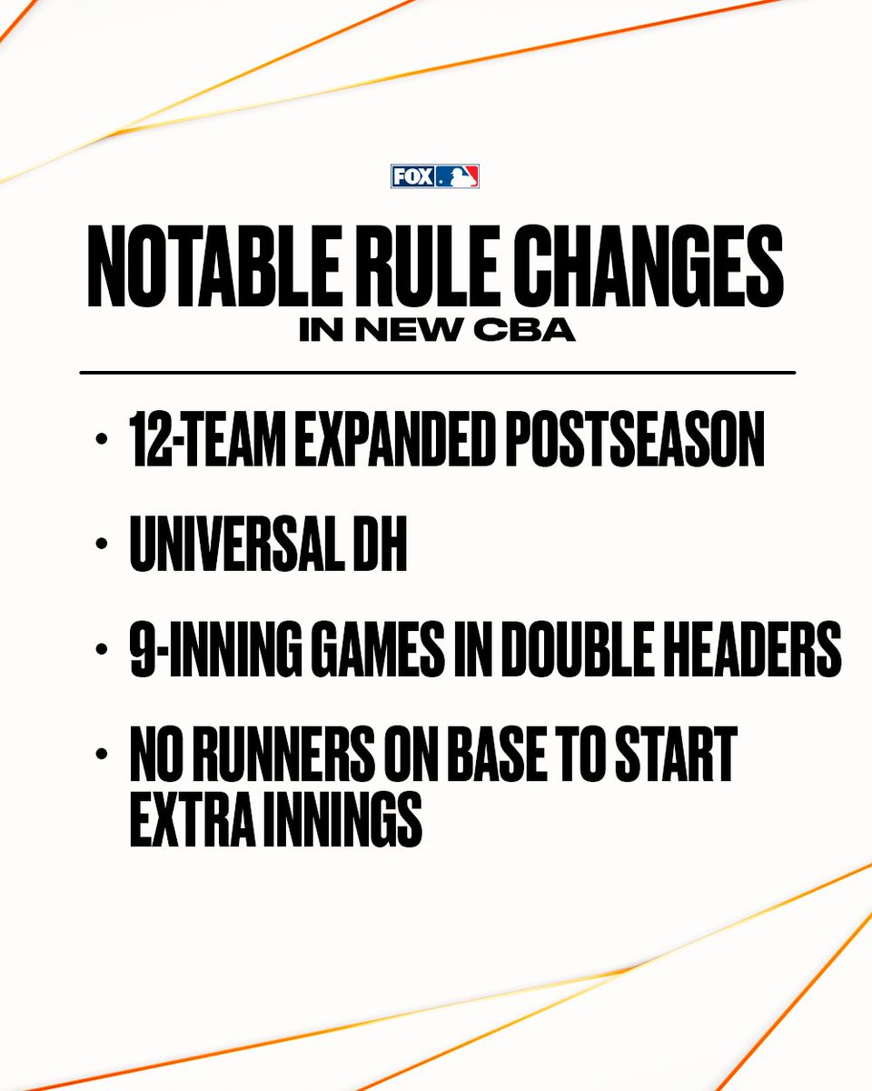 Universal DH was overdue in my opinion. ⚾