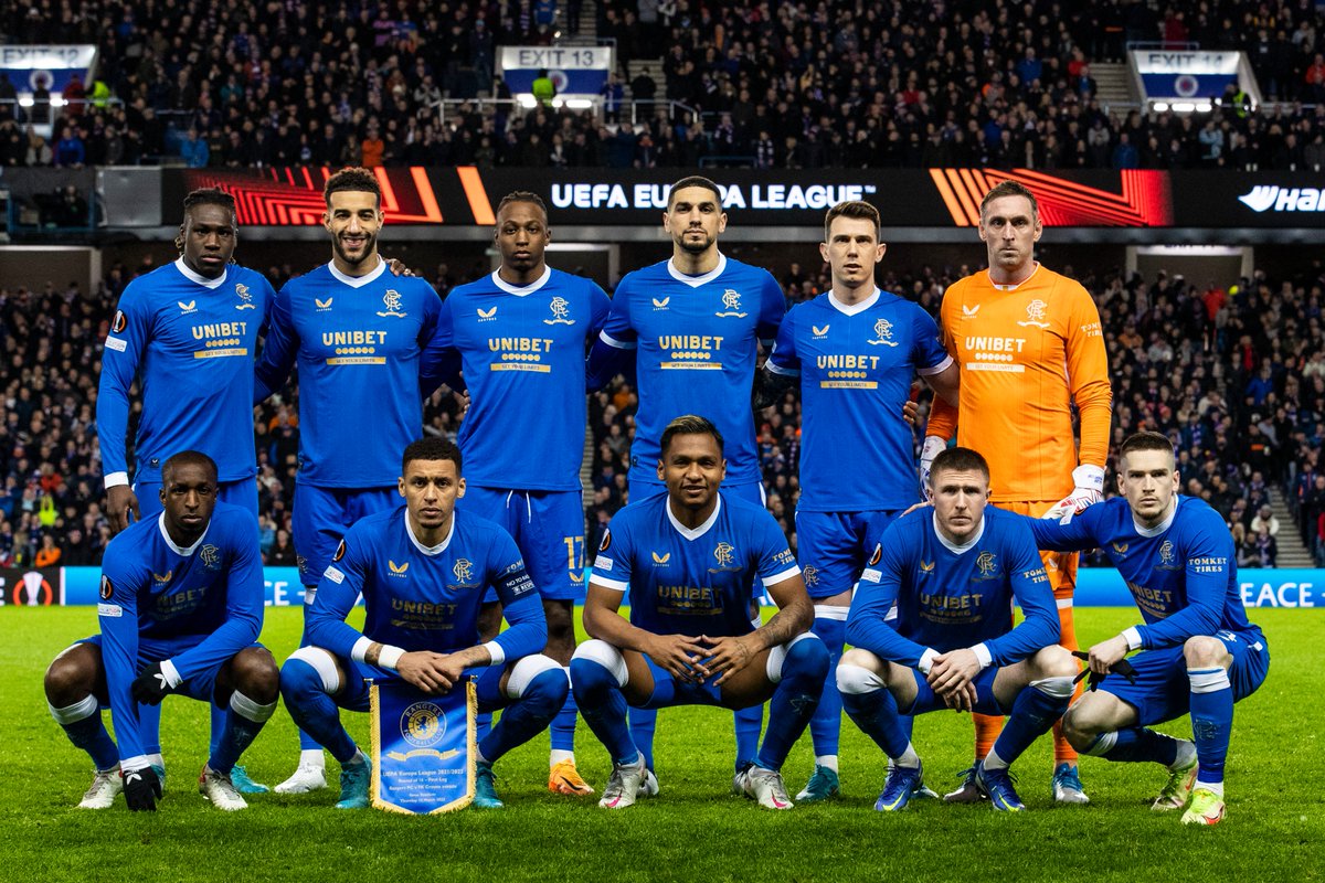 RangersFC's tweet photo. 💙 TEAM 

#UEL https://t.co/pmqesKZ7js