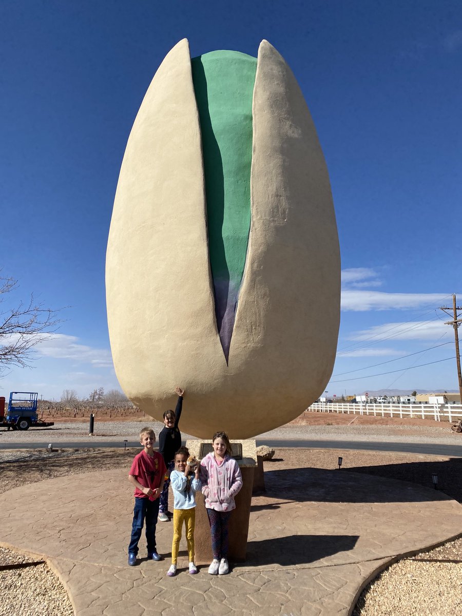 We made it to Pistachioland! Time to learn all about one of our favorite nuts. #grandcanyonspringbreak