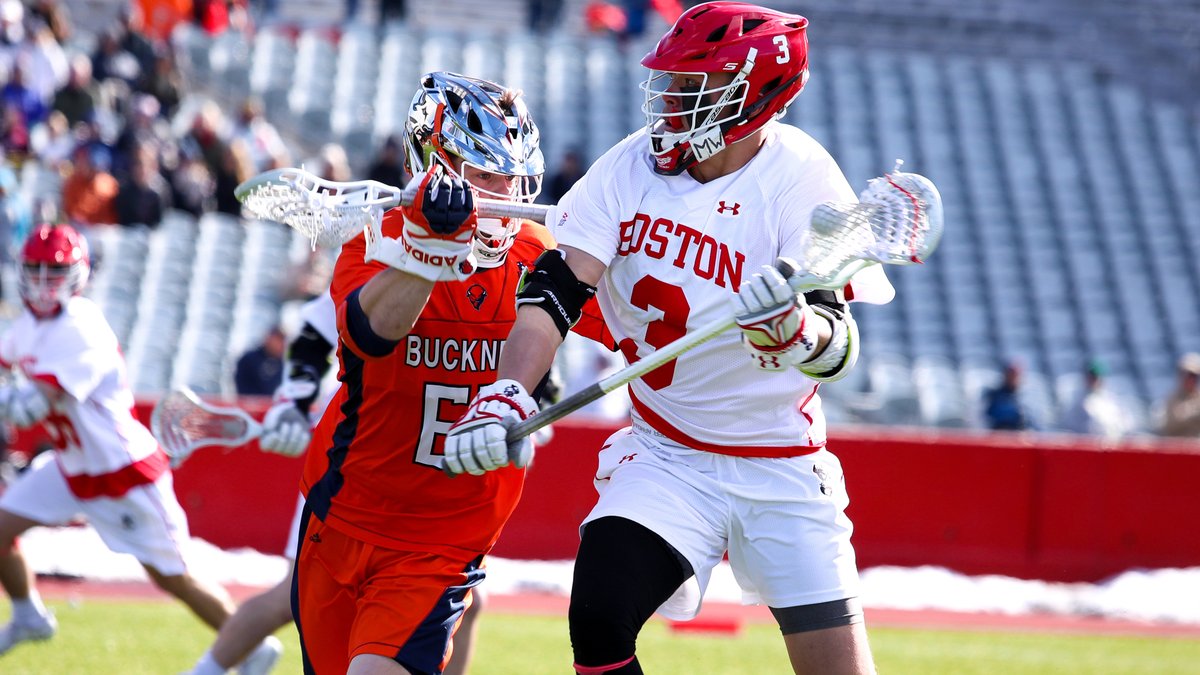 TerrierMLAX's tweet photo. Seven unbeaten teams remain in men's @NCAALAX.

Two of them meet at Nickerson Field on Saturday when we host Bucknell for a huge @PatriotLeague game.

🎟️: https://t.co/e9z3pSc35P https://t.co/l4ZDycrCYk