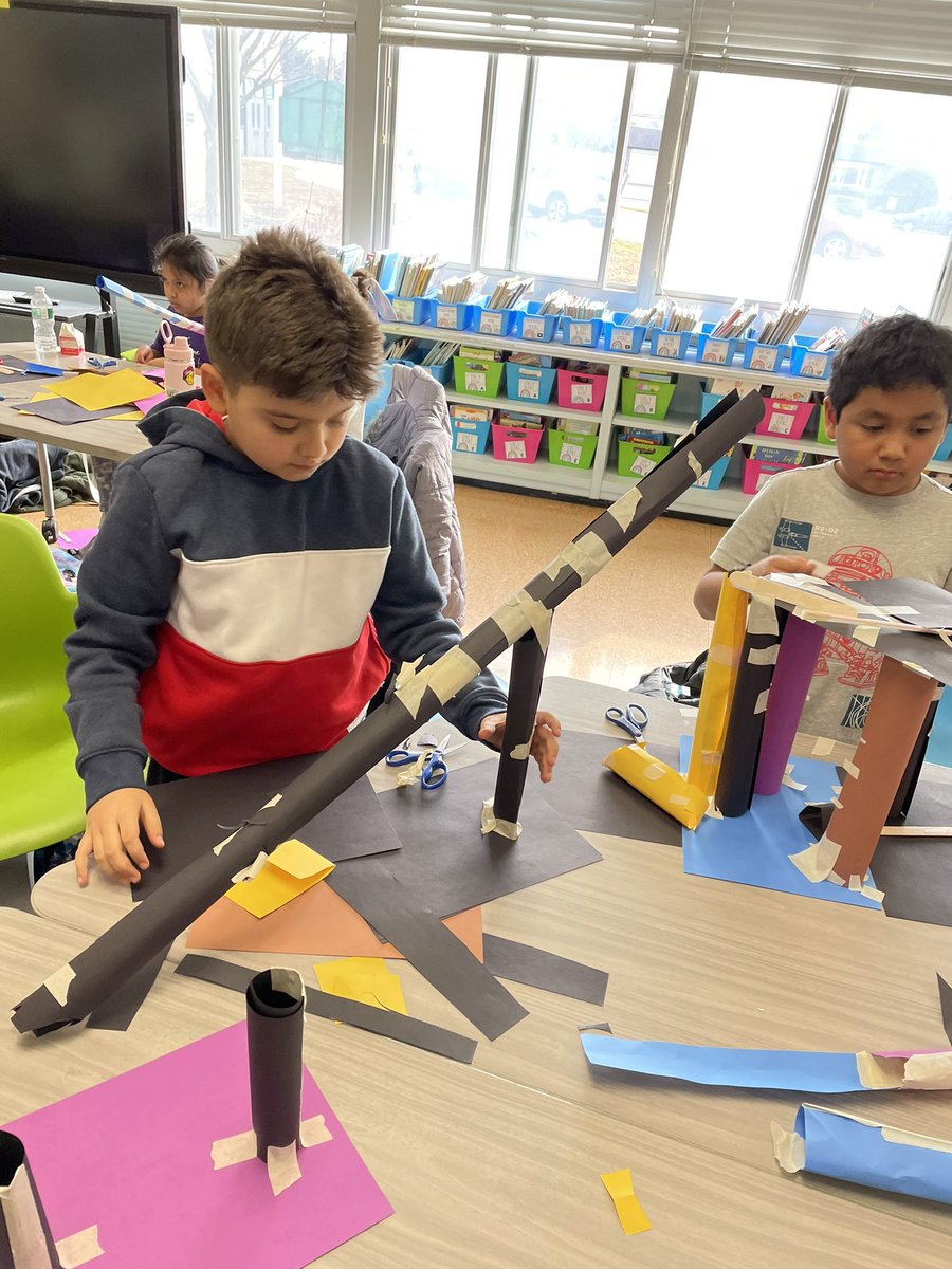 Check out our rollercoasters! 🎢🤩 <a href="/MissCPalladino/">Ms. Palladino</a> <a href="/SEM_Dalers/">SEM Dalers</a> #SEMSteamTeam