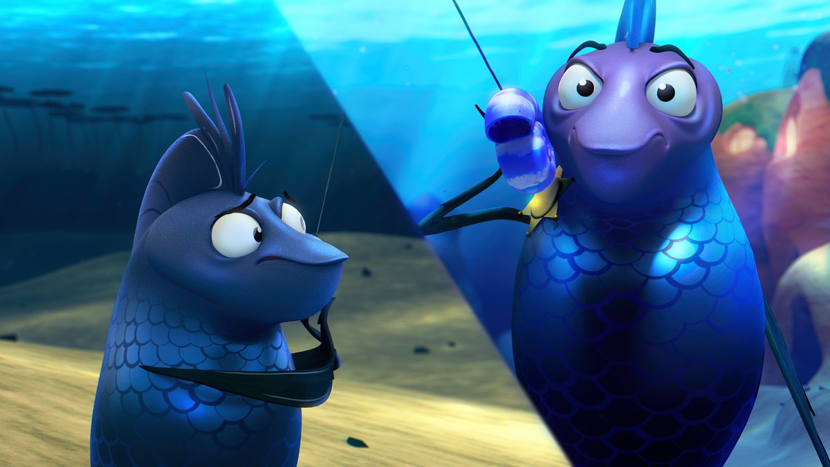 Weird_Waters's tweet photo. When you call into school sick acting like your parent, but the school knows it’s you 😳🥴

#WeirdWaters #CGAnimation #Animation #Cartoon #NewSeries #TropicalFish https://t.co/ZdnLejAJr4