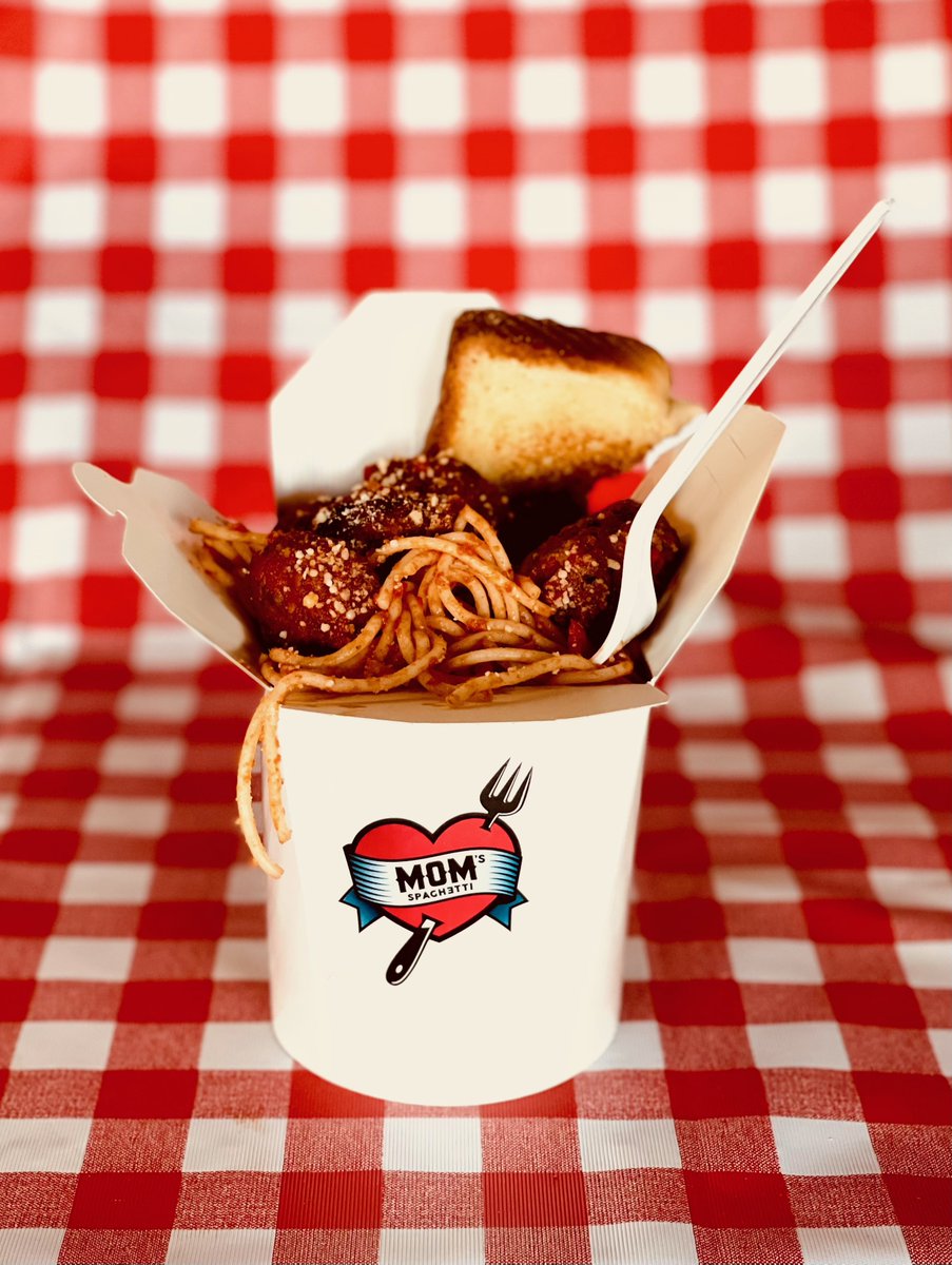 momsspaghetti's tweet photo. 🍝 #MomsSpaghetti w/ Meatballs 🍝 Come get it MON-SAT 4pm-midnight &amp; SUN from 3pm-midnight! https://t.co/g7JWeqJx64