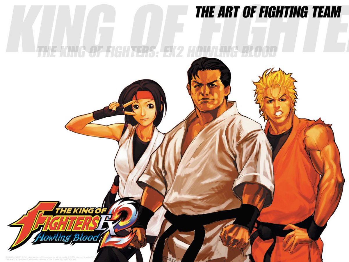 viuvasdokof's tweet photo. Team Art of Fighting - KOF EX 2: Illustration by Hiroaki.

#TeamAOF #KOFEX2 #TakumaSakazaki #RyoSakazaki #YuriSakazaki #SNK #KOF #Hiroaki https://t.co/DMIFk2h1EN