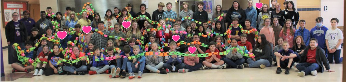 BedCoSchools's tweet image. #WayToGo #CommunityMiddleSchool Student Council who sponsored a St. Jude Children&apos;s Hospital fundraiser  raising $1,623! With a &quot;Brighten Up for St. Jude&quot; theme, council members cut &amp;amp; sold 3,246 neon paper links to students and staff! #Worthwhile #Inspiring #BedfordCountySchools