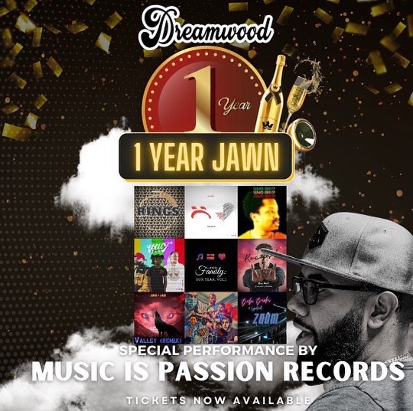 Show out too <a href="/DreamwoodLLC/">Dreamwood</a> going to be preforming @ their YEAR ONE JAWN March 19th with the gang <a href="/MusicIsPassionR/">Music Is Passion</a> tap in for tickets !