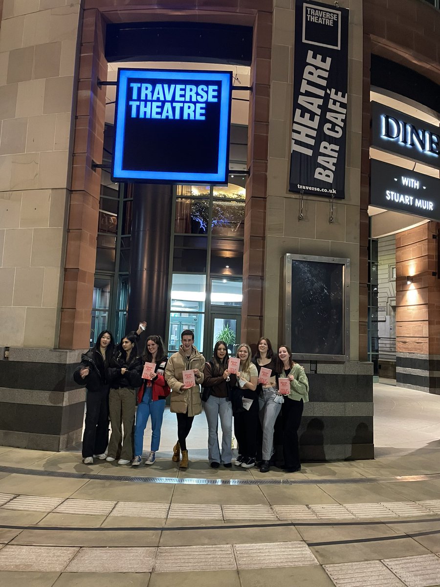 CraigmountHS's tweet photo. An excellent night at the @traversetheatre for our AH Drama pupils who had their work performed by a superb line up of talent including @gregjmchugh! 

Very impressive work 🎉 https://t.co/ZZ0MrqQPjs