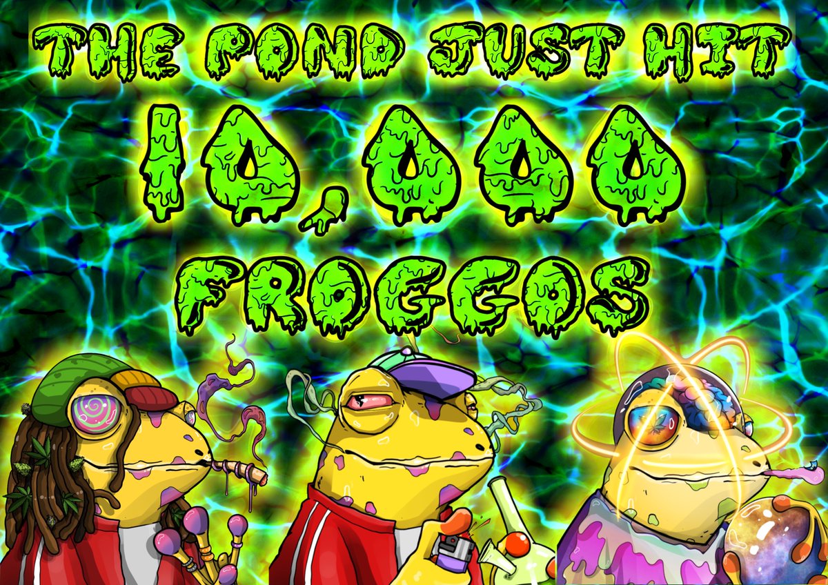 TheStonedFrogs's tweet photo. 10,000 ORGANIC MEMBERS ON DISCORD🎉🐸  THANK YOU FROGGOS! https://t.co/U7IqEkwiQq