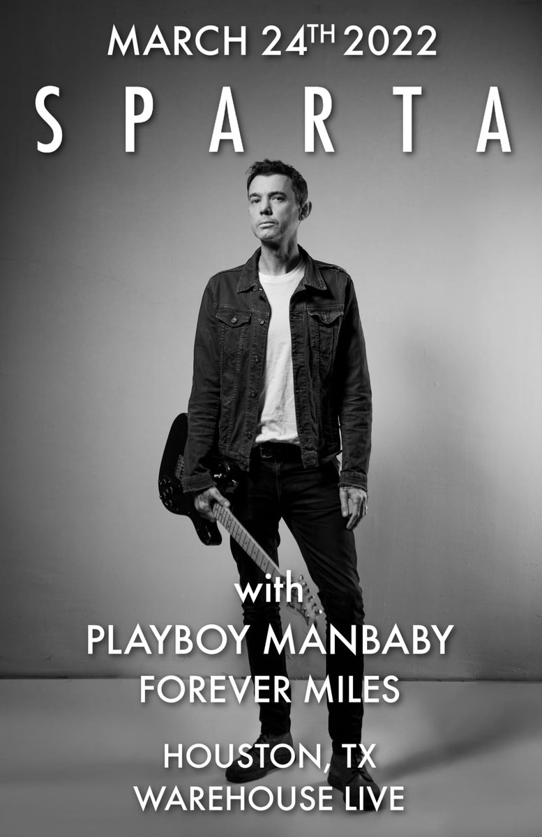 ForeverMilesBnd's tweet photo. MARCH 24TH @warehouselive W/ @spartaband & @PlayboyManbaby
#HOUSTON #SPARTA #LOCALMUSIC #HTXLOCAL
TICKETS HERE :
https://t.co/7anpIpx9I4 https://t.co/ByiCyYBtc4