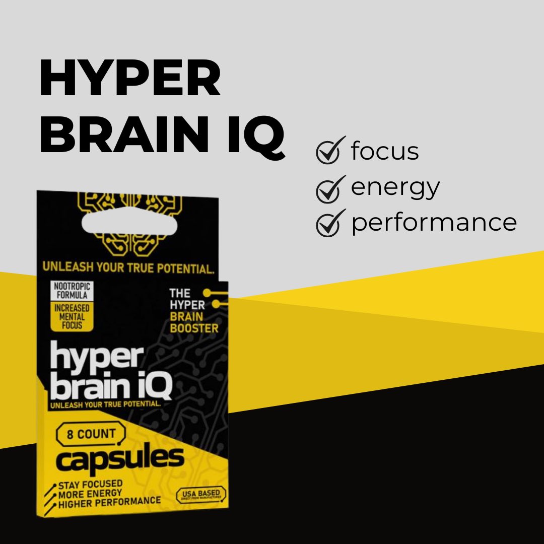 MaxDistributing's tweet image. Improve your focus, memory, cognitive function and mood with focus capsules from hyper brain iQ. 

For product and ordering details connect here:
Sales@maxdelivers.com
(844) 297-2651