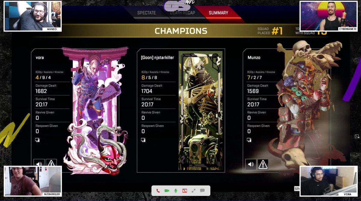 Cyberrank10's tweet image. #TeamOS GETTING THOSE WINS TODAY!
@samasfahani | @voraNYC | @njstarkiller 

 in @PlayApex