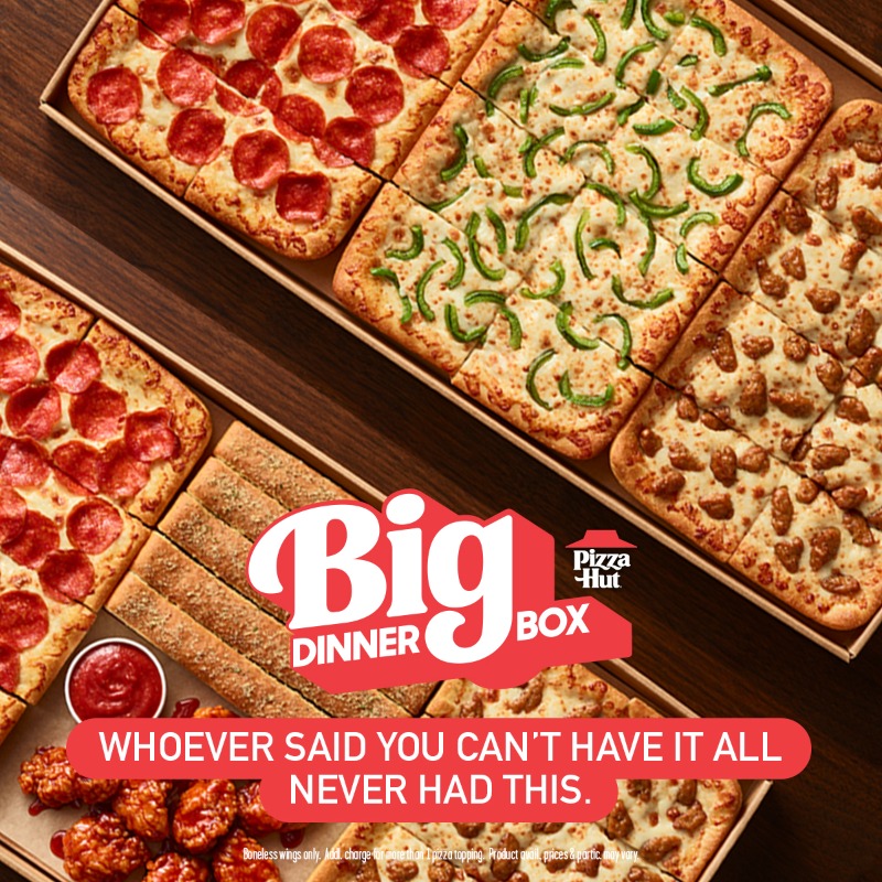 The Big Dinner Box From Pizza Hut Returns Just in Time For Back-To