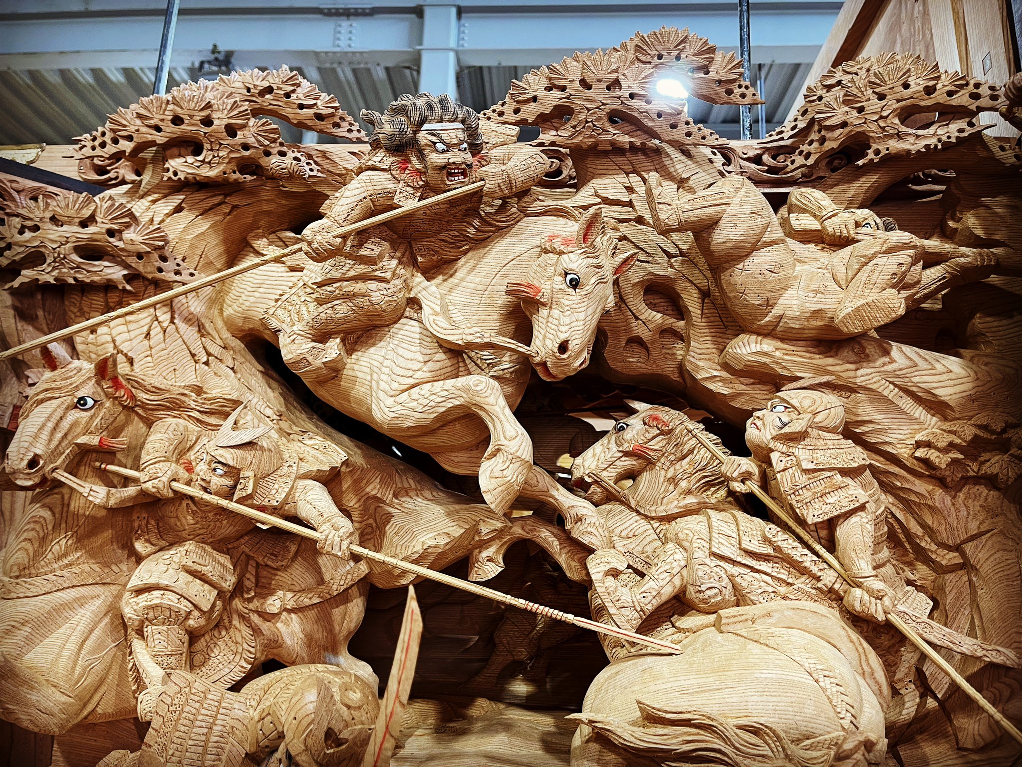 だんじり　彫り物　本物 だんじり 彫り物 本物