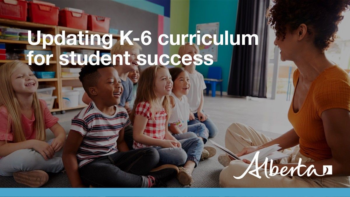 AdrianaLaGrange's tweet photo. Starting this fall, updated curriculum will move forward into elementary school classrooms across #AB. Based on advice from education system leaders, teachers &amp; curriculum experts, #AB’s government will implement new curriculum in K-3 Math, K-3 ELAL and K-6 PEW in Sept 2022. https://t.co/7cgoOk8re6
