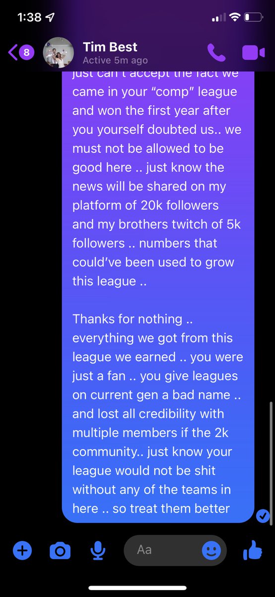 HBNProAm's tweet photo. How you ban the league champions and tell ever my body but them … Tim Best (BB3 Pro Am) was salty we came to his “Comp” league and won $1500 *** our first season .. claims D4 cheated when and we won the playoffs with him on a 5’9 play shot 😂 https://t.co/3vwUKqcopP
