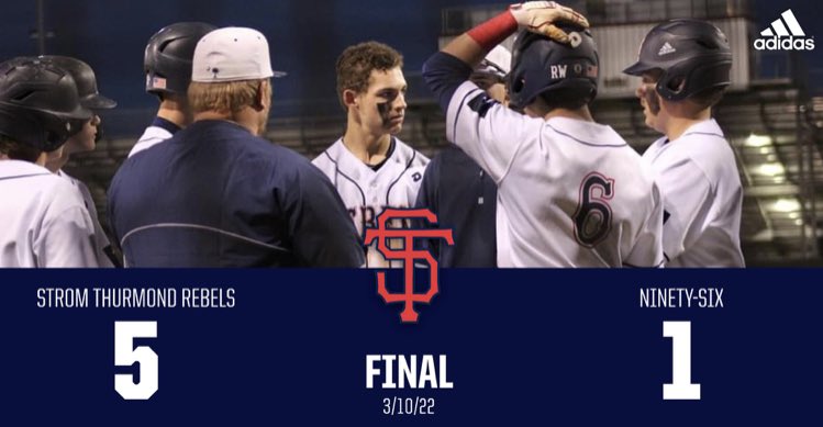 Another big win tonight in the Rebel Zone! The Rebels will look to bring home another win tomorrow at South Aiken! #PCCW #RelentlessRebels