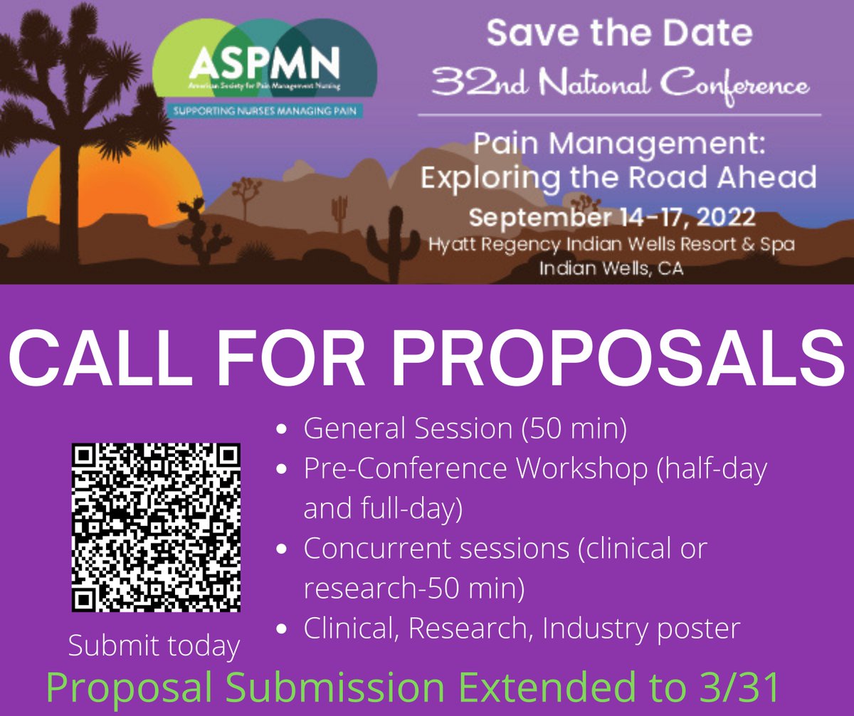 PMN_Journal's tweet photo. For many nurses, a meeting presentation is one step toward a full-length article.

Our editorial team attends the meeting to answer questions on submissions, reviewing, and scholarly needs of pain nurses.

PMN Home Page: 
https://t.co/krwS6ZngMr

#nursetwitter #RN_Community #pain https://t.co/BcPv572jIg