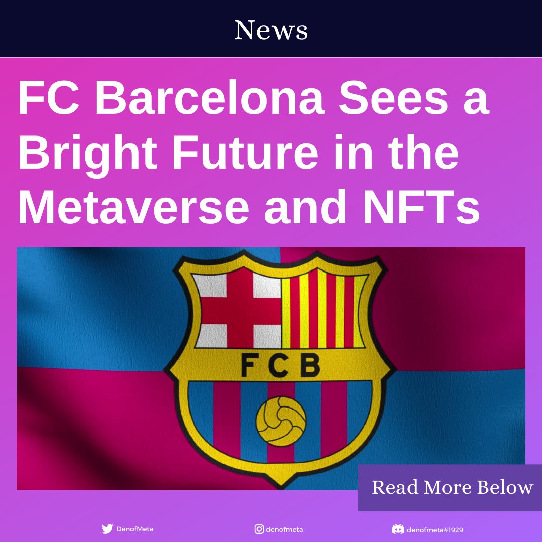 DenofMeta's tweet photo. Check out our Instagram for the article! 
#NFTGiveaway  #nfts #nftnews #nftcommunity #nftnetwork #football #bitcoins #metaverse #nftsstories #news #premierleague #nftcollector #nftinvestor #bitcoinnew #bitcoinnews #cryptoinvestor #cryptoinvesting #cryptoupdate #cryptoupdates https://t.co/i7bZEb6V88