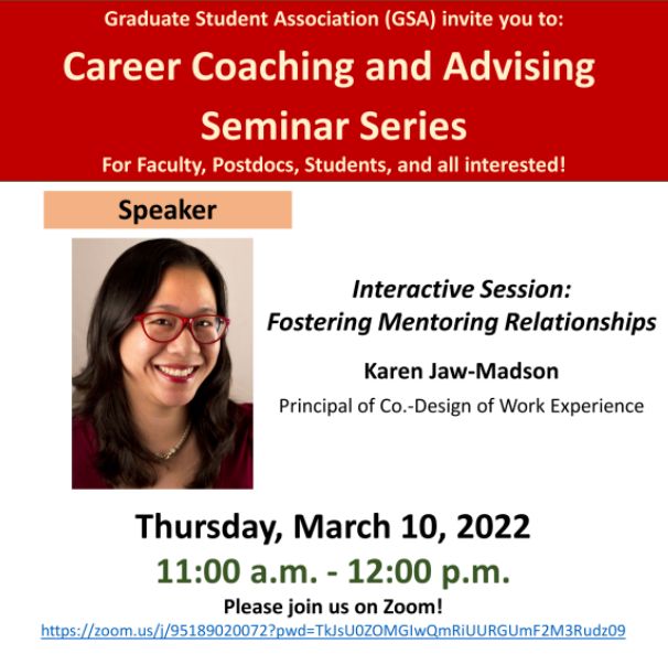 Today, we kick off the Career Coaching and Advising Seminar Series for students at <a href="/MDA_UTHGrad/">MD Anderson-UTH Grad</a> . Thanks, <a href="/KarenJaw/">Karen Jaw-Madson</a> for facilitating our inaugural session which focused on helping the group to individually create their own action plans for mentoring in an interactive environment.