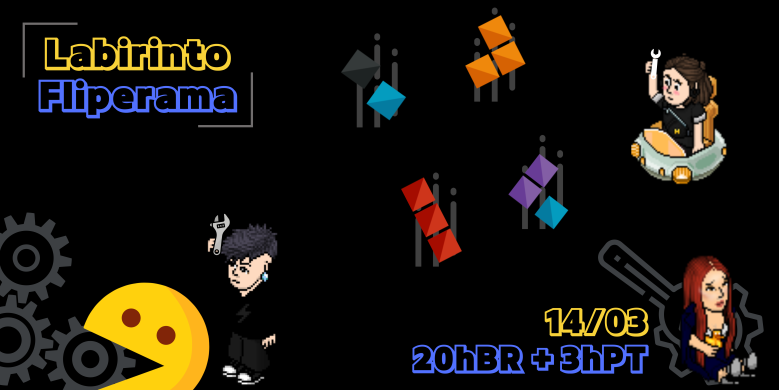 LabirintoBlet's tweet image. Comunicamos que houve uma falha técnica onde um Pac-Man bagunçou as fases do Labirinto Fliperama e a abertura precisou ser alterada😬

📅 14/03
⏰ 20hBR +3hPT

Mas não fiquem tristes, vamos trazer tudo que foi prometido.
Por enquanto vamos curtir uma dança das cadeiras às 20h😉