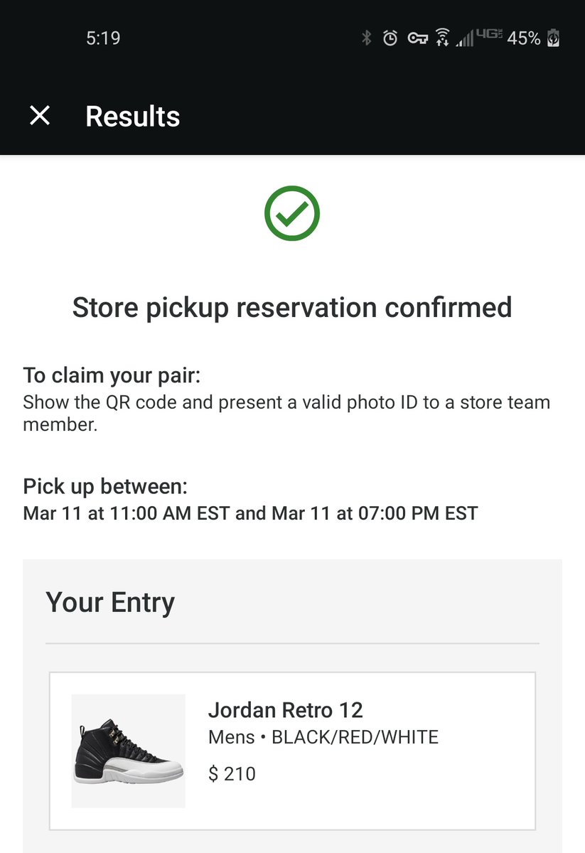 javymck's tweet photo. @SnkrsStock First W for the yr...🙏🏿😁 thank you FLX...! https://t.co/29iu3GAL4y