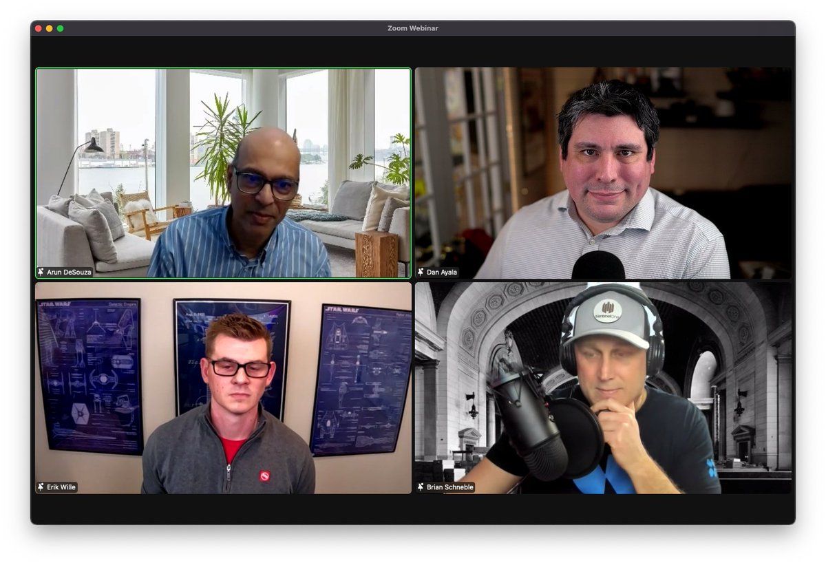 Holy cow was it fun having taking <a href="/securitydebate/">The Great Security Debate Podcast</a> #podcast live and “on the road” to be part of <a href="/SIMDetroit/">SIM Detroit</a> Executive IT Forum earlier today, along with <a href="/erik_wille/">Erik Wille</a> and Brian Schneble! Huge thanks to <a href="/arun_desouza/">Arun DeSouza</a> for moderating and being a great part of the discussion.