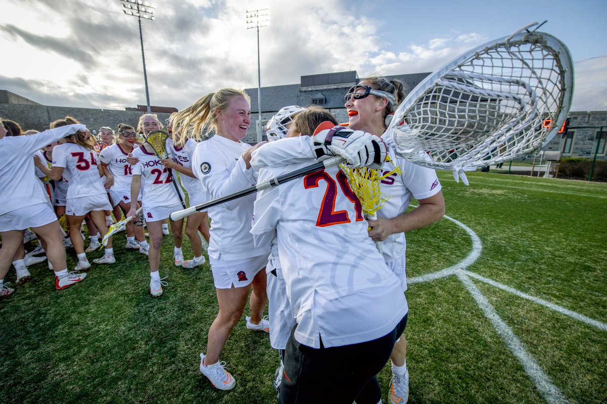Down go the Fighting Irish!

<a href="/HokiesLax/">Virginia Tech Lacrosse</a> defeats No. 15 Notre Dame 13-12 for its second ranked win of the season 💪