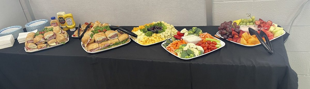 Thank you to our PTO for fueling our teachers before open house tonight!