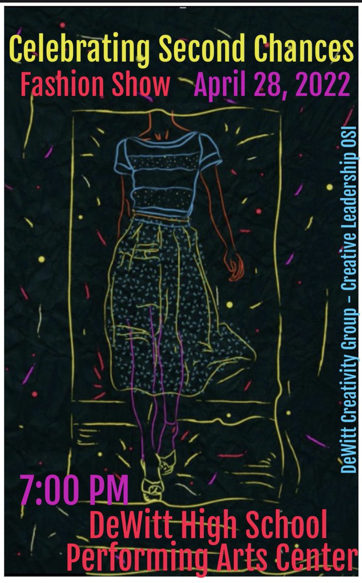 creativeOSI's tweet photo. Celebrating Second Chances Fashion Show showcases the hearts and minds of students determined to use their creativity to make a difference for those longing for change. Questions? 2022fashionshow@gmail.com #secondchance #fashion #leadership #hope #MakeADifference #heartsandminds https://t.co/HNxEhBCbJS