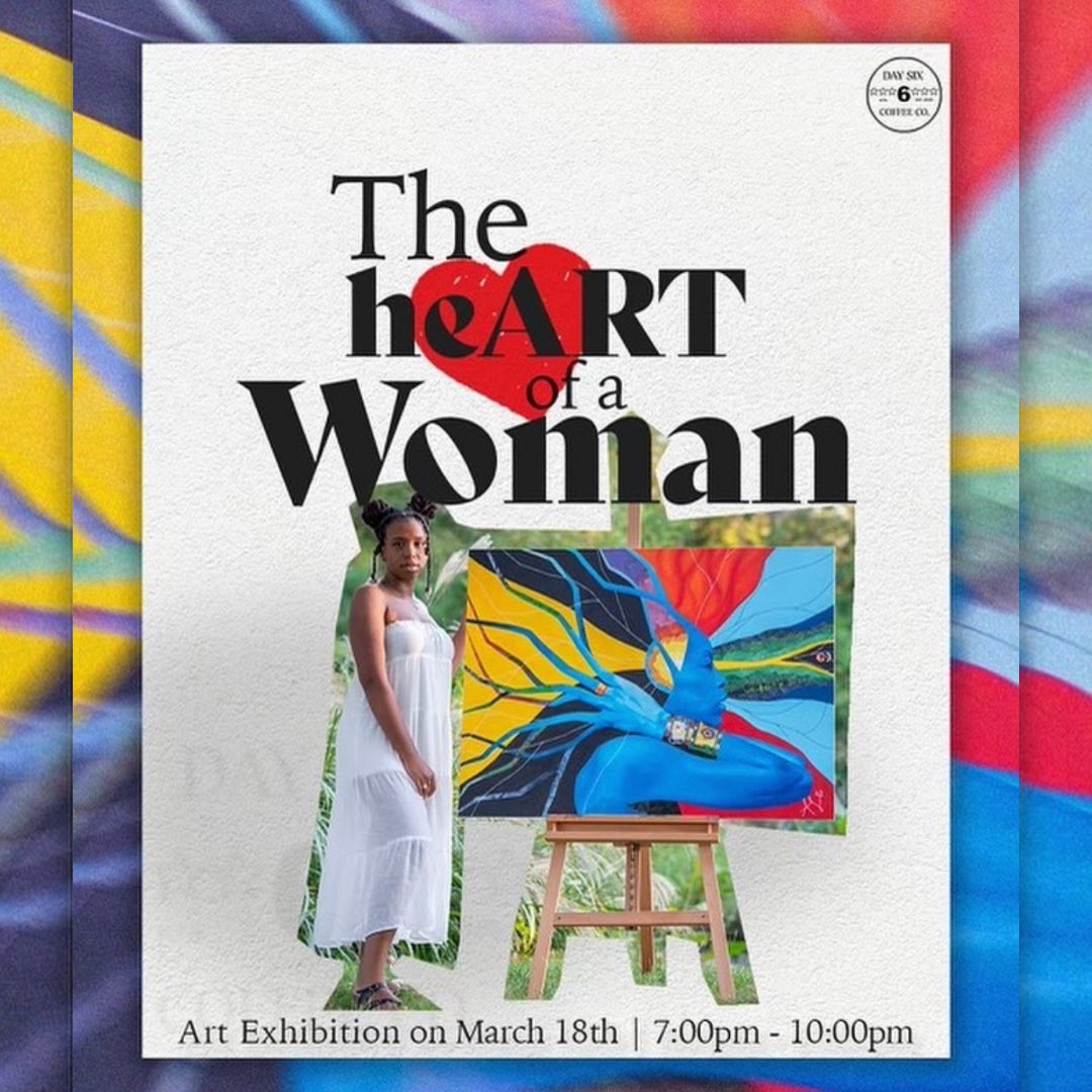 Mark your calendars! 🗓

Join us Friday, March 18th for The Heart of a Woman Art Show 💌

Celebrate Intentional Women’s month with <a href="/drea_theartist/">Drea the Artist</a> 🖼