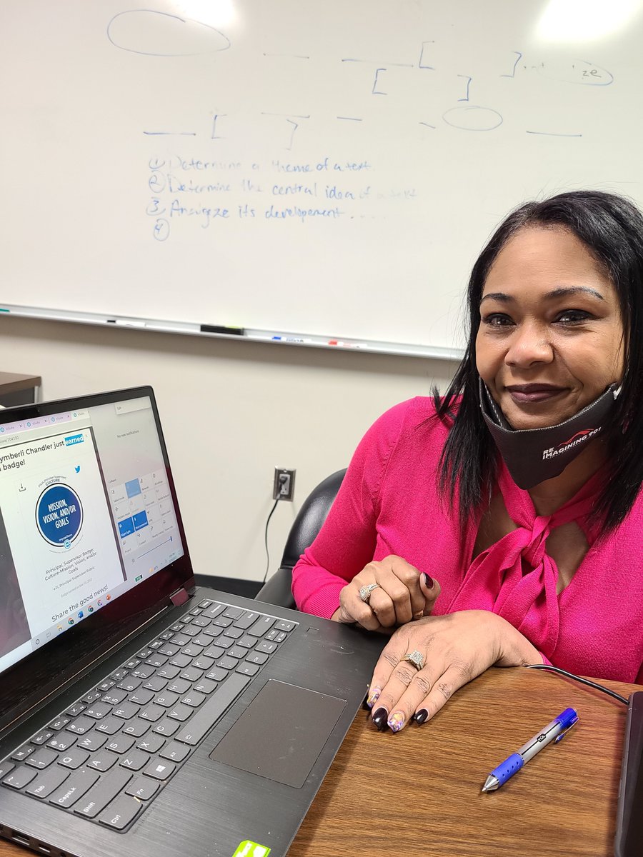 DrSabrena's tweet photo. Celebrating Shelby County's Dr. K. Chandler. Data, Culture, Action - She and her strategic work with Principals &amp; Teams are what Leadership looks like. She has earned double Badges to prove it. Keep Soaring Dr. Chandler! @engage_learning https://t.co/xy09KcNpCO