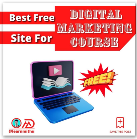 learnmithu's tweet photo. 🎯BEST FREE SITE FOR DIGITAL MARKETING COURSE✅
#JacquelineFernandez #IPL2022SCHEDULE #GangubaiKathiwadi #DivyaAgarwal #Rudra #vraaghetthierry #learnmithu #seo #bookmarking #ceo #website #socialbookmarking #marketer https://t.co/0udPM5HBCp