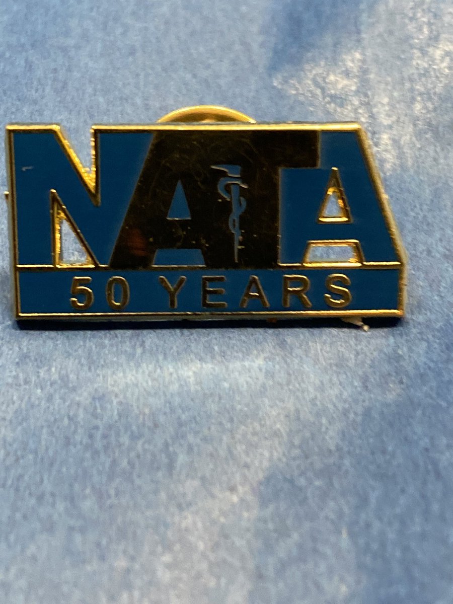 RavenDoc's tweet photo. Look what I got today from @NATA1950 50 years !!! Thanks very much. It has been a fun career and a nice ride!! https://t.co/I73bLrh9ch