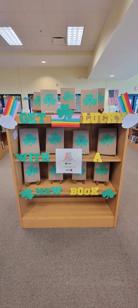 March Displays! Woman's History Month, World languages and sign language month, and St. Patrick's Day