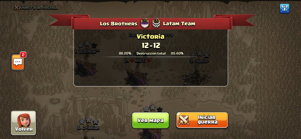 LosBrothers__'s tweet photo. @Clashofclans| Resultado
🏆 Torneo @manqueton 
Jornada 2
Los Brothers vs Latam Team
Los Brothers vs Gamers Mariola.
Los Brothers vs Primeros https://t.co/bQNw8MkLxr