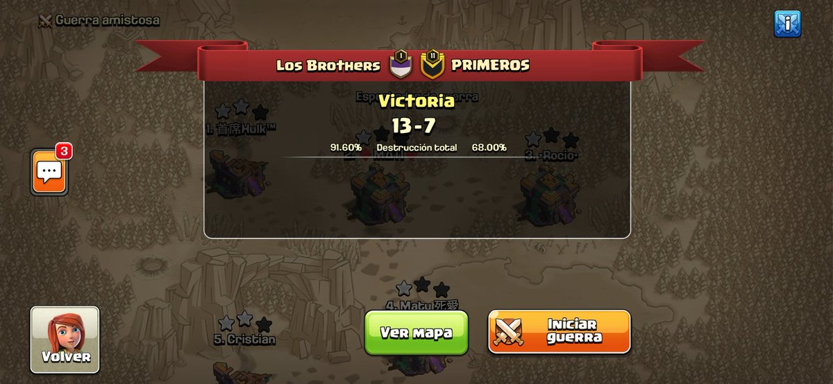 LosBrothers__'s tweet photo. @Clashofclans| Resultado
🏆 Torneo @manqueton 
Jornada 2
Los Brothers vs Latam Team
Los Brothers vs Gamers Mariola.
Los Brothers vs Primeros https://t.co/bQNw8MkLxr
