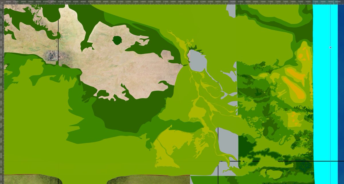 The geography of the world is finally taking shape... 🥺🌎 #gamedev #indiedev #worldbuilding