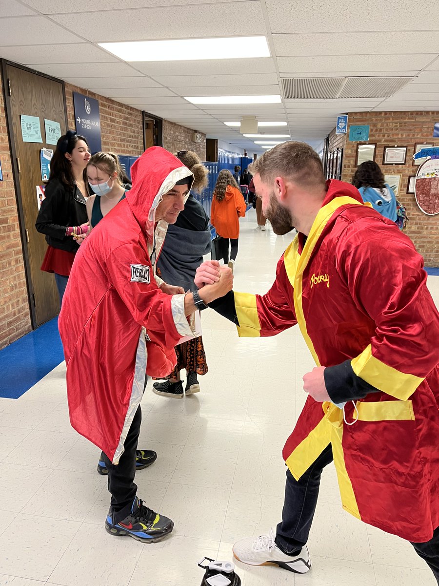 Going the distance this Spirit Week! #112Leads #D112Teachers #AyyyyoAdrian
