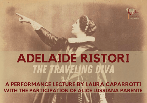 As part of the 7th Annual W.H.A.M. on March 16th at 6 PM, Laura Caparrotti tells the fascinating story of Adelaide Ristori (January 29, 1822 – October 9, 1906), the first real Italian Diva, known and venerated worldwide.
Get your tickets today! bit.ly/3vXyNVf
@kitheater